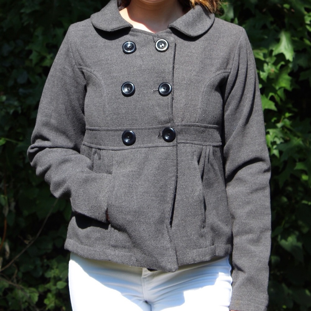 Grey winter coat